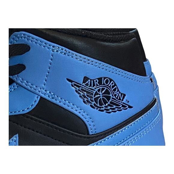 Nike Air Jordan 1 Mid University Blue Black DQ8426-401 Mens US 9.5 UNC Authentic main image 15